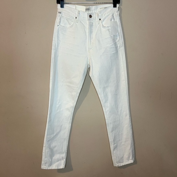 Citizen Of Humanity Charlotte High Rise Straight Jeans - Picture 2 of 10